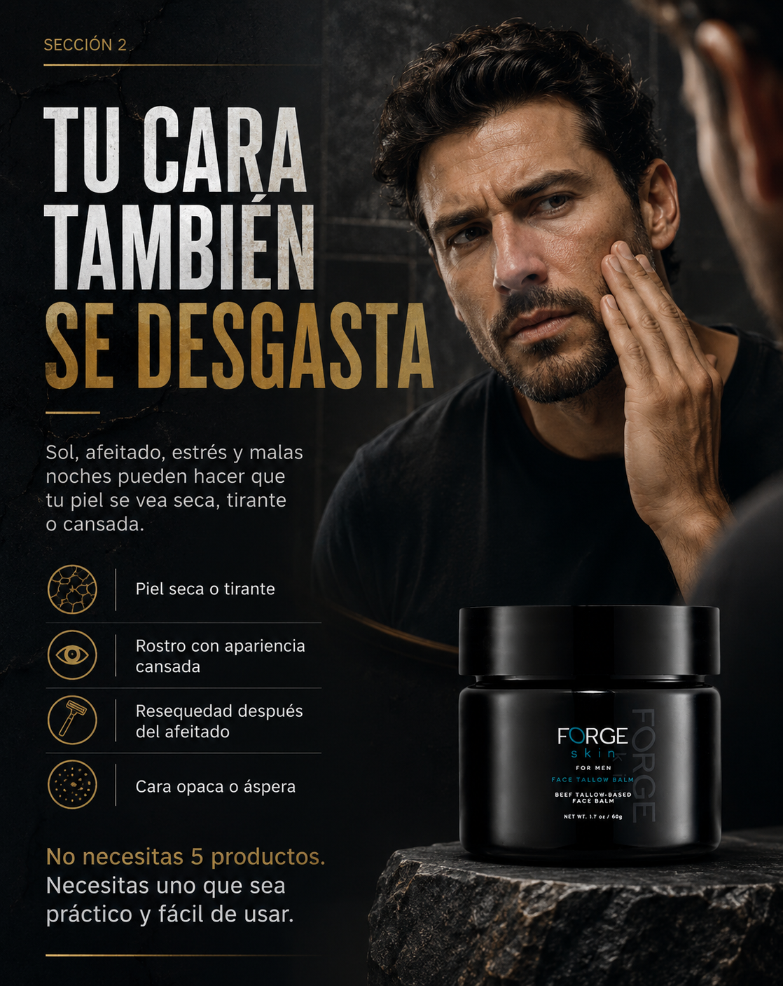 Forge Skin – Bálsamo Facial Masculino
